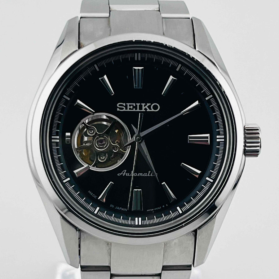 SEIKO Presage Mechanical 4R38-00S0 Automatic Black Dial Men's Watch 39.8mm