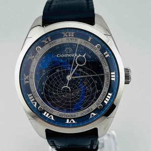 CITIZEN CAMPANOLA CosmoSign Quartz Constellation Blue Dial 4398-T015425-TA 43.1mm