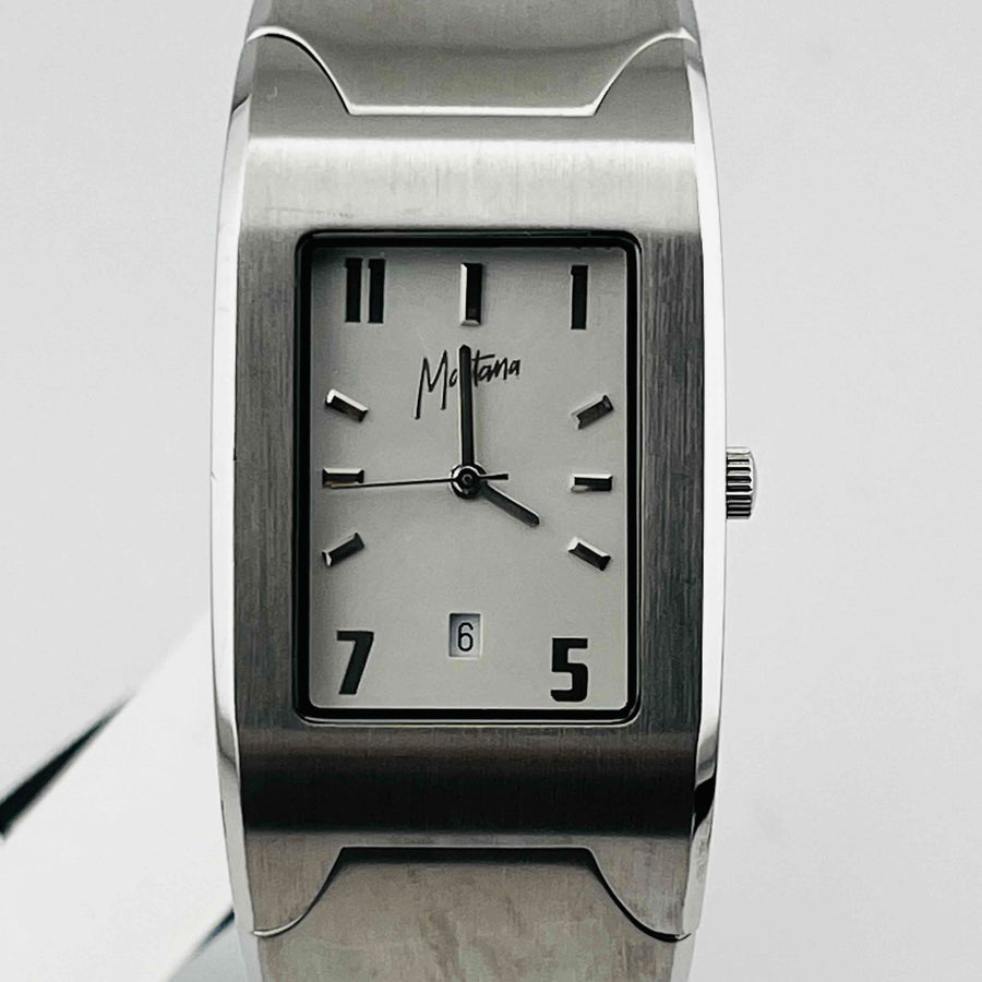 Claude Montana Mb112/1 Quartz 3 ATM water resistant crystal men's watch 23.7mm