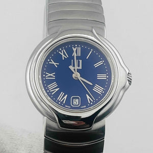 Danhill Millennium CC16050 Roman Numerals Cobalt Blue Dial 8000 Cleaned 227.mm