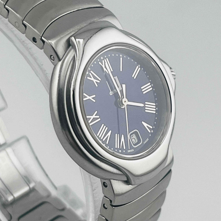Danhill Millennium CC16050 Roman Numerals Cobalt Blue Dial 8000 Cleaned 227.mm
