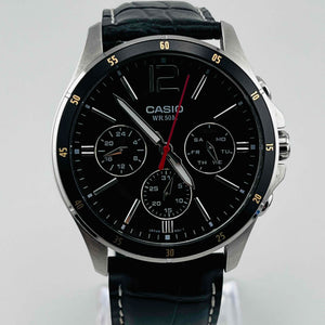 CASIO MTP-1374 quartz Chronograph Men's Watches 40.8mm