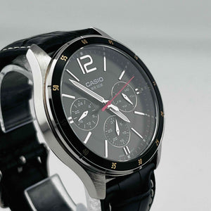 CASIO MTP-1374 quartz Chronograph Men's Watches 40.8mm
