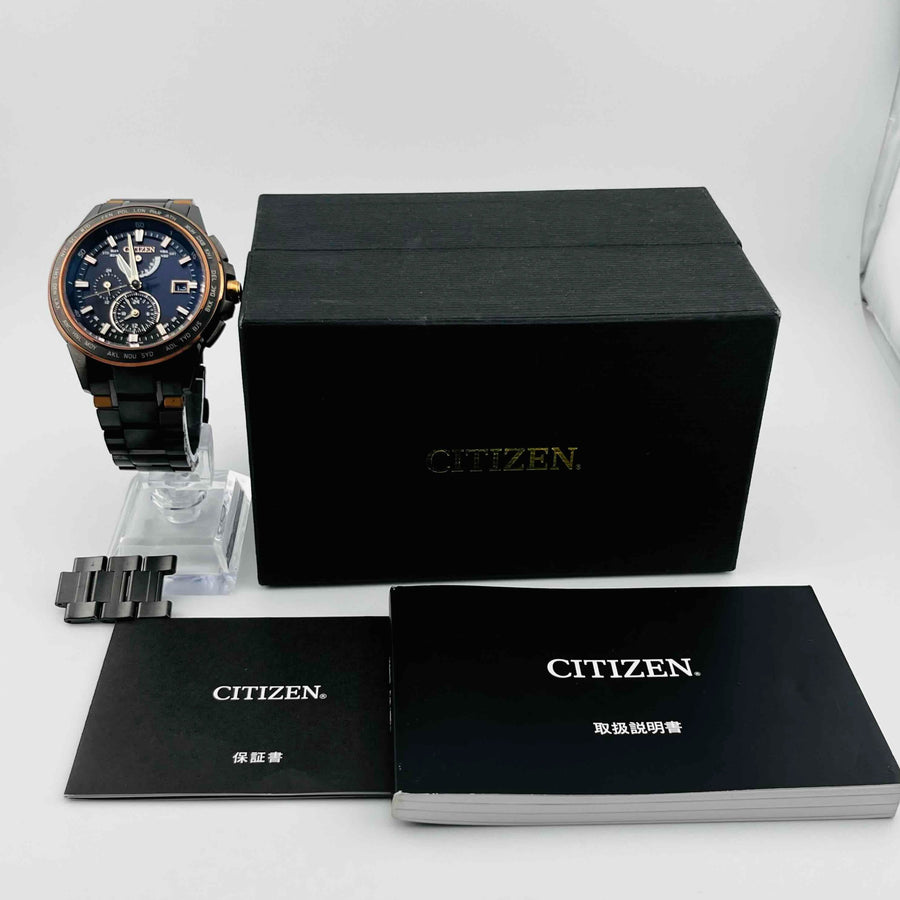 CITIZEN Atessa Eco Drive Date H820-T020186 Solar Men's Watch With pieces 42.0mm