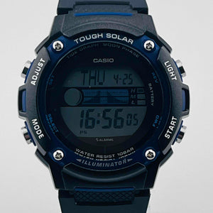 Casio G-Shock W-S210H Sports gear solar equipped with tide graph and moon data43.7mm