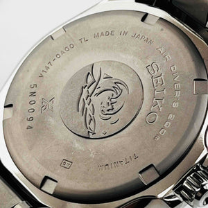 SEIKO Prospex V147-0Ag0 Solar Divers 200M titanium 38.2mm