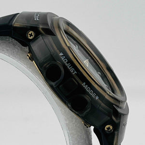 CASIO  G-SHOCK AMG-525D tough Solar Skeleton Black There is some dirt on the belt 47.3