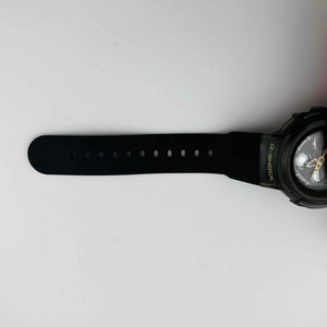 CASIO  G-SHOCK AMG-525D tough Solar Skeleton Black There is some dirt on the belt 47.3