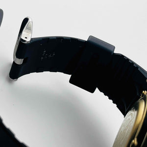 CASIO  G-SHOCK AMG-525D tough Solar Skeleton Black There is some dirt on the belt 47.3