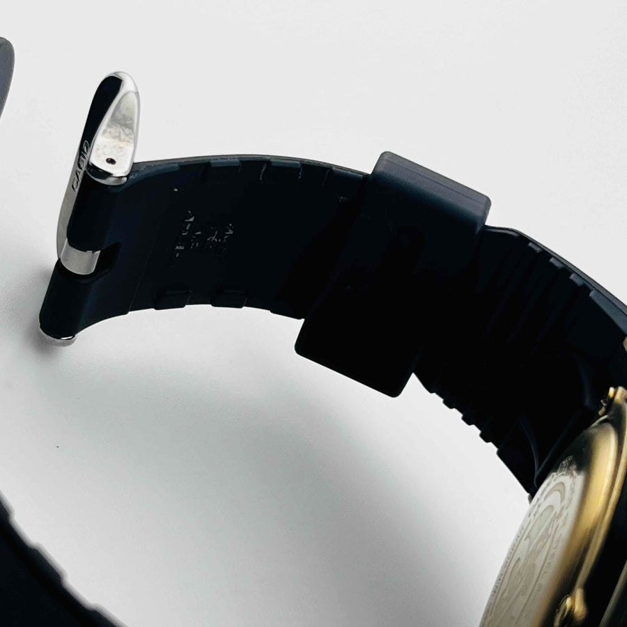 CASIO  G-SHOCK AMG-525D tough Solar Skeleton Black There is some dirt on the belt 47.3