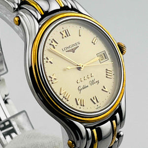 LONGINES Golden Wing L3.606.5 Quartz gold dial 32.8mm
