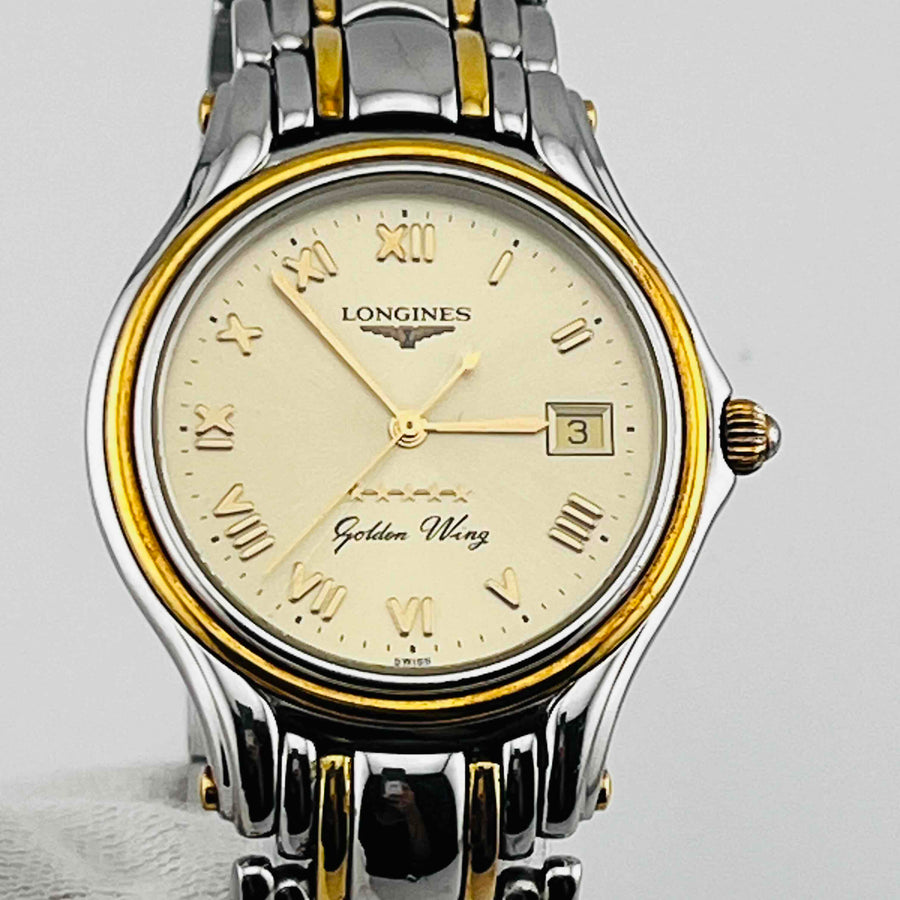LONGINES Golden Wing L3.606.5 Quartz gold dial 32.8mm