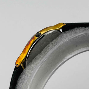 SEIKO Dolce 8N41-6010 Quartz Analog Dark Brown Belt Damaged 32.0mm