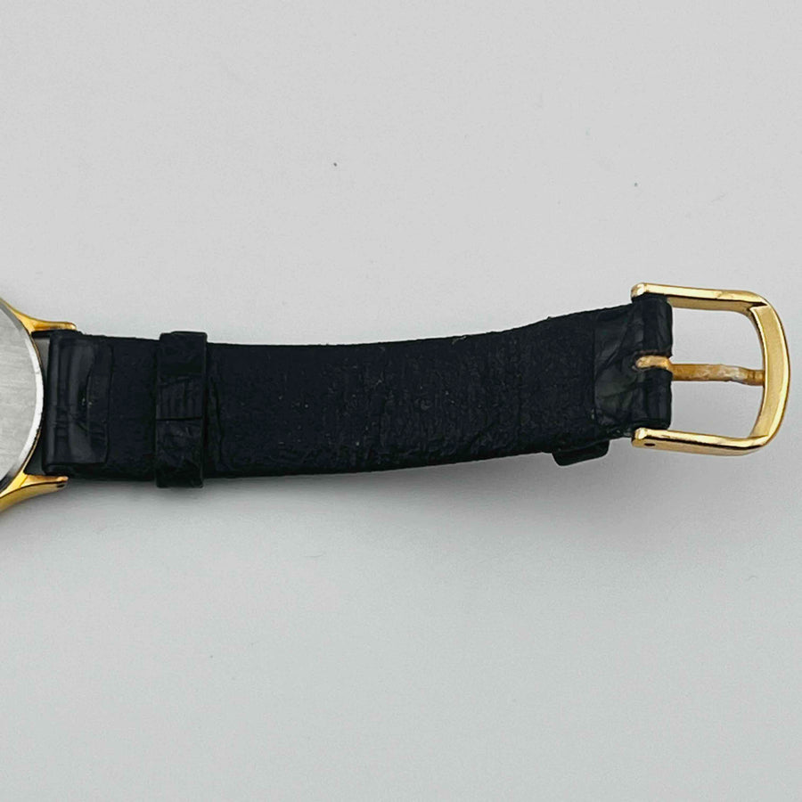 SEIKO Dolce 8N41-6010 Quartz Analog Dark Brown Belt Damaged 32.0mm