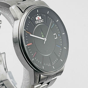 Orient ER02-CB-B-CA Skeleton back automatic winding rainbow bezel side scratched 41.0