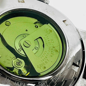 Orient ER02-CB-B-CA Skeleton back automatic winding rainbow bezel side scratched 41.0