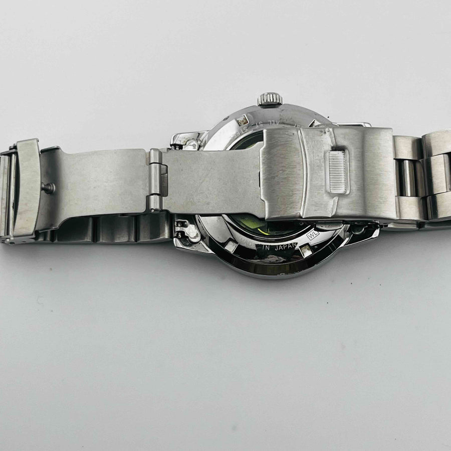 Orient ER02-CB-B-CA Skeleton back automatic winding rainbow bezel side scratched 41.0