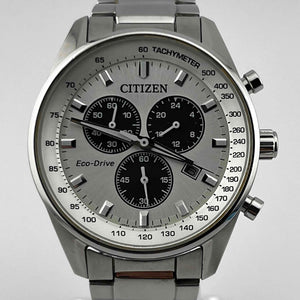 CITIZEN H500-S111064 Eco Drive Dial White Silver Black Color Link available 39.2mm