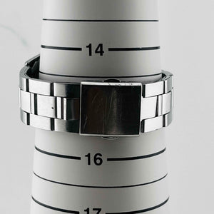 SEIKO 7N43-9080 Quartz white dial small scratches on bezel and straps 35.9mm