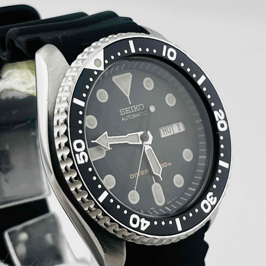 SEIKO 7S26-0020 Divers Black Boy Skx007 Automatic Navy dial black bezel 40.0ｍｍ