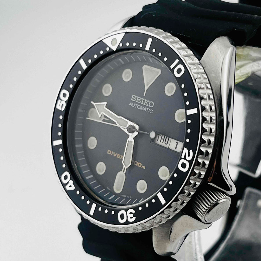 SEIKO 7S26-0020 Divers Black Boy Skx007 Automatic Navy dial black bezel 40.0ｍｍ