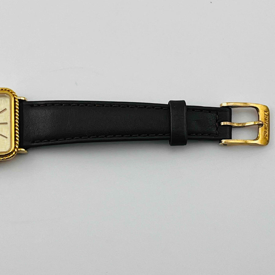LONGINES 817 4333 Gold Square Hand-wound Ladies Watch 21.0mm