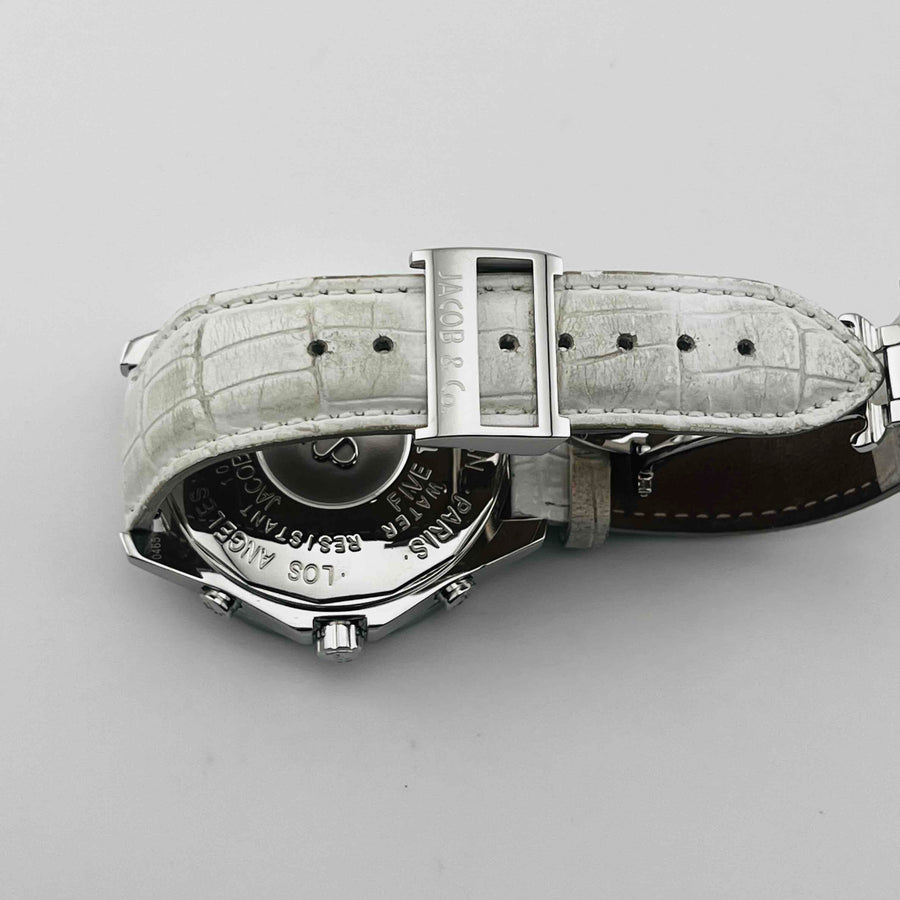Jacob Co Jc-4D The Five Time Zone Quartz 46.7mm