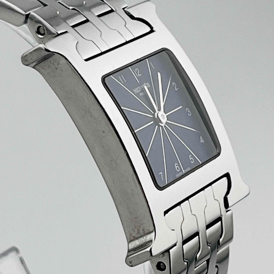 HERMES H Watch HH1.210 1197126 QuartzNavy Dial Ladies Watch 21.0mm