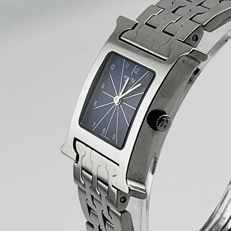HERMES H Watch HH1.210 1197126 QuartzNavy Dial Ladies Watch 21.0mm