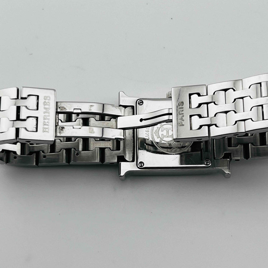 HERMES H Watch HH1.210 1197126 QuartzNavy Dial Ladies Watch 21.0mm
