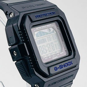 CASIO G-SHOCK GLX-5500 G-LIDE Black x Purple Tide Graph Function Model 41.0mm