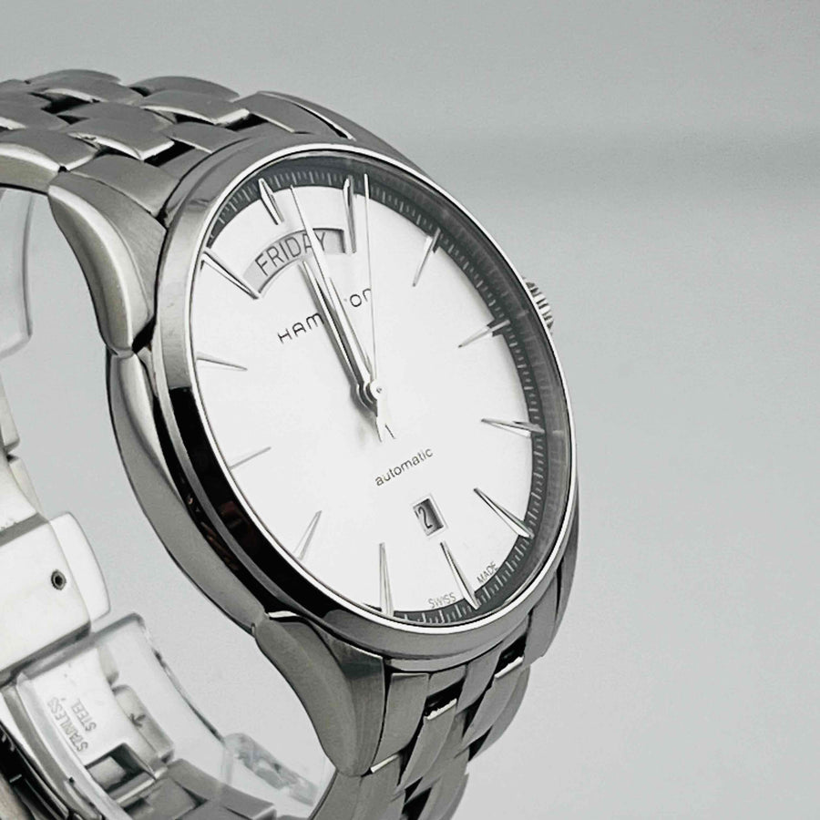 HAMILTON H425650 Jazzmaster Day Date Automatic Silver windshield 40.3mm