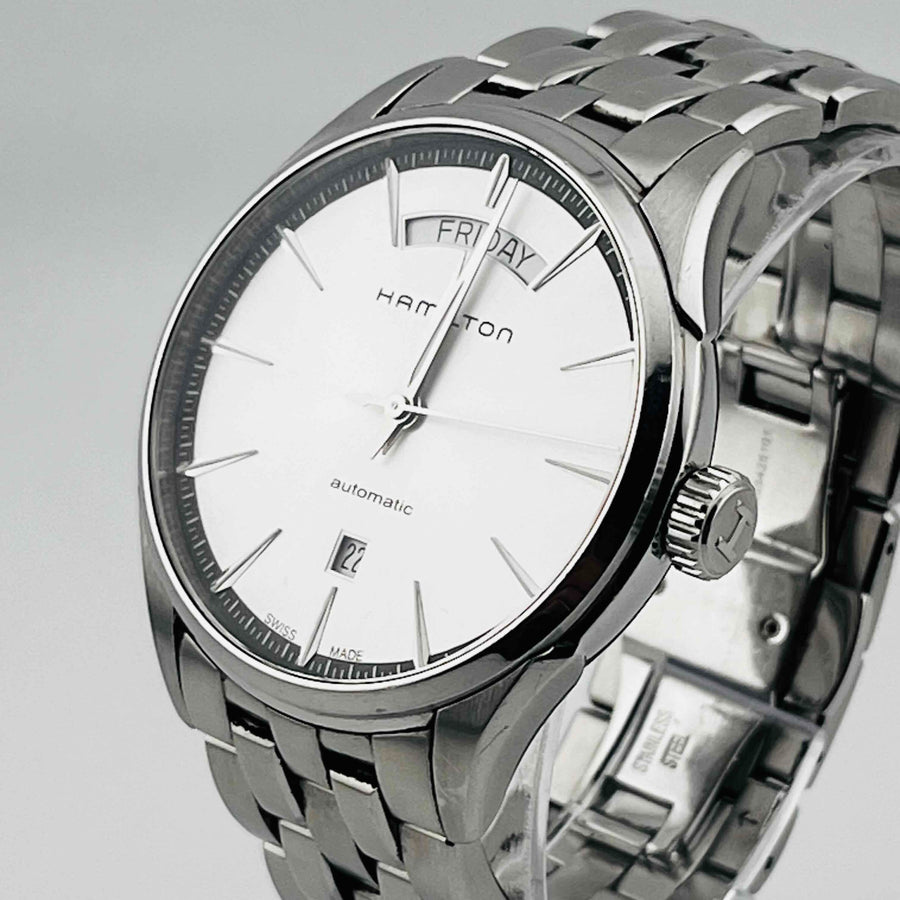 HAMILTON H425650 Jazzmaster Day Date Automatic Silver windshield 40.3mm