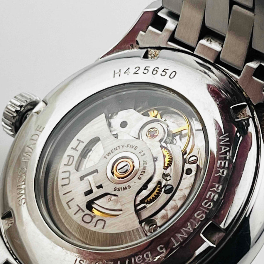 HAMILTON H425650 Jazzmaster Day Date Automatic Silver windshield 40.3mm