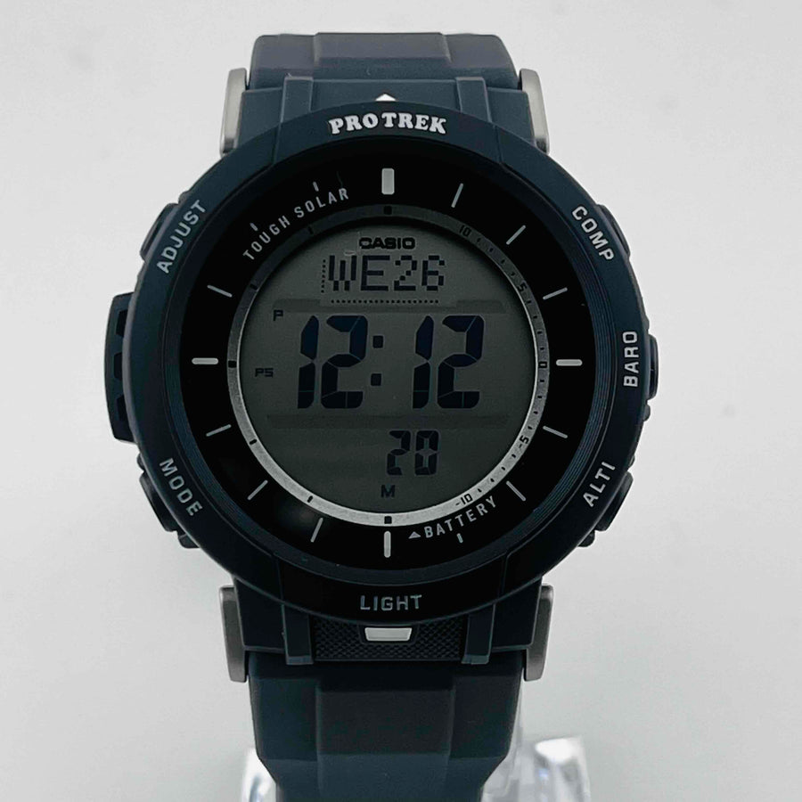 CASIO PROTREK PRG-30 TOUGH SOLAR Digital Excellent condition 41.0mm