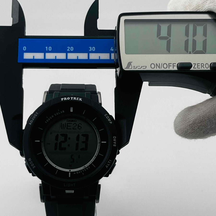 CASIO PROTREK PRG-30 TOUGH SOLAR Digital Excellent condition 41.0mm