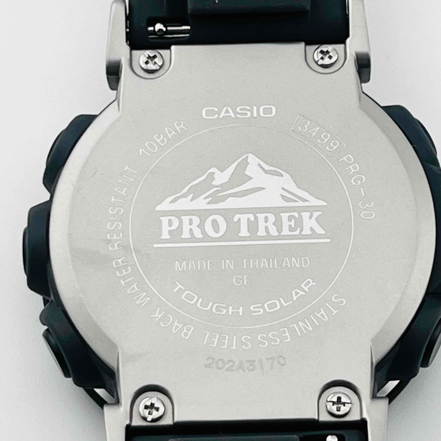 CASIO PROTREK PRG-30 TOUGH SOLAR Digital Excellent condition 41.0mm