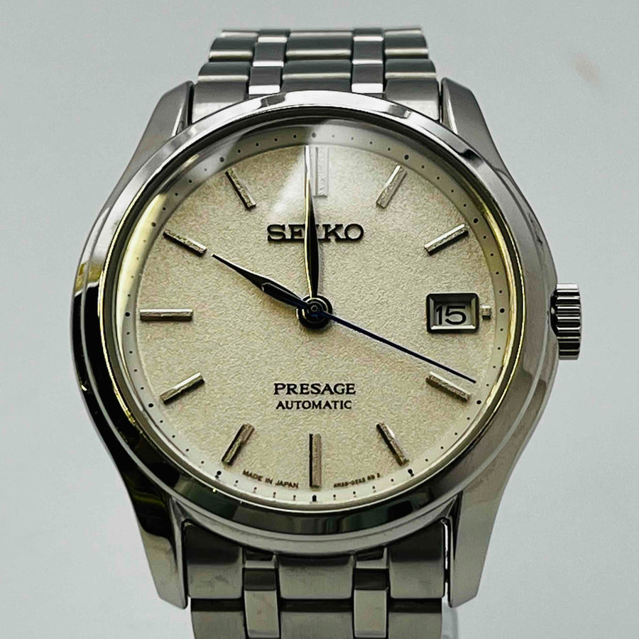 Seiko Presage SARY147 4R35-03L0 automatic men's watch near mint 39.8mm