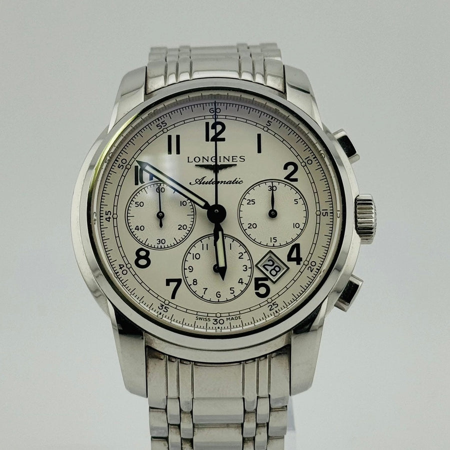 LONGINES L2.784.4 41420221 Automatic Chronograph Men's Watch 39.9mm