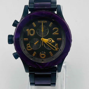 NIXON THE 42-20 CHRONO Stainless steel purple 42.0mm