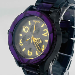 NIXON THE 42-20 CHRONO Stainless steel purple 42.0mm