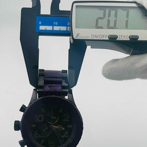 NIXON THE 42-20 CHRONO Stainless steel purple 42.0mm