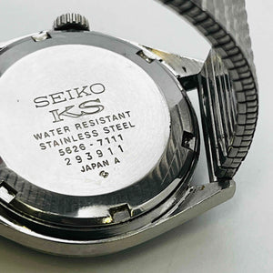 King Seiko HI-BEAT 5626-7111 AUTOMATIC daydate Silver 33.3mm