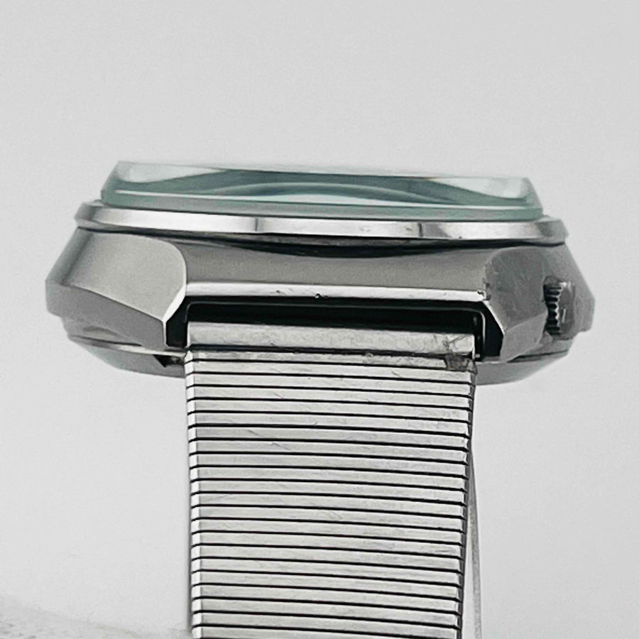 CITIZEN COSMOTRON 4-791061K  Electromagnetic Temp Day Date Green Dial 33.1mm