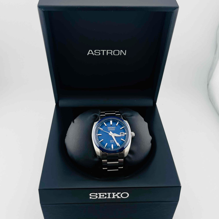 SEIKO Astron GPS Solar Quartz 3X22-0AC0 SBXD003 Excellent Condition 38.0mm