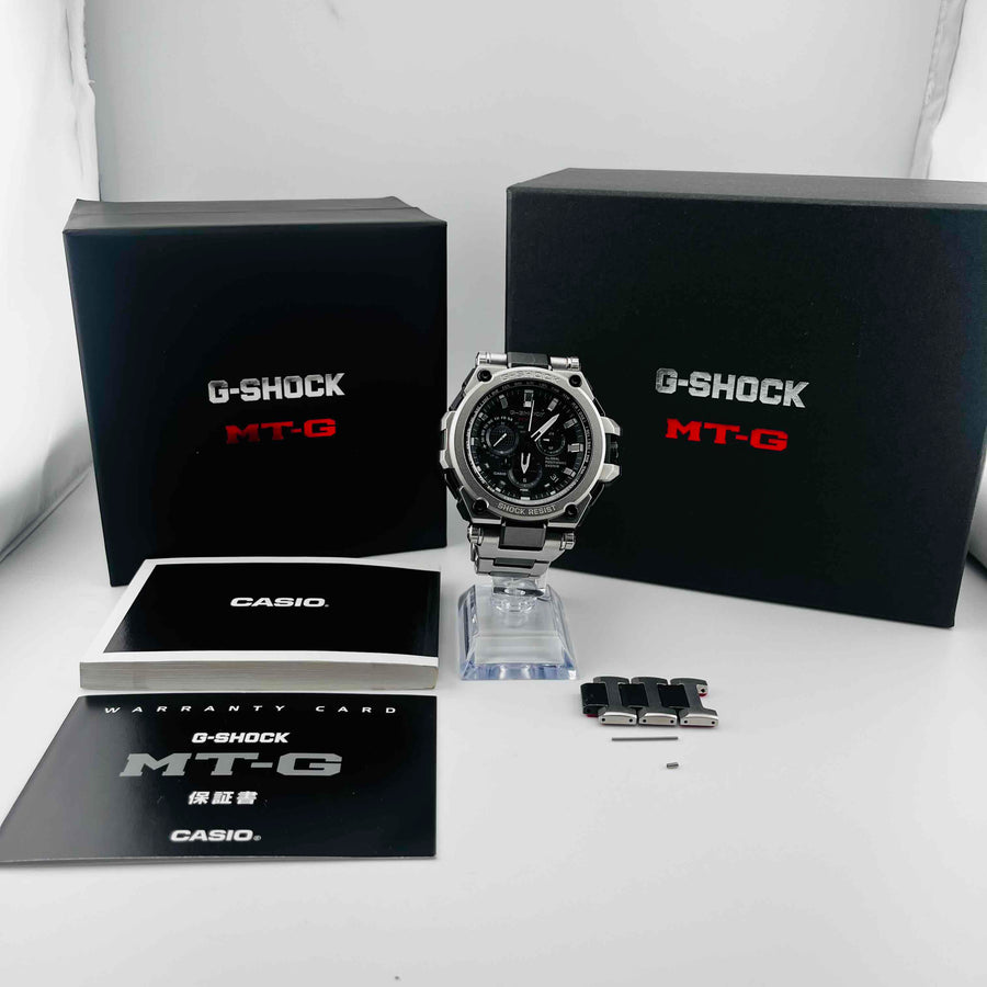 CASIO G-SHOCK MTG-G1000RS-1AJF GPS Hybrid Radio Solar Chronograph 45.5ｍｍ