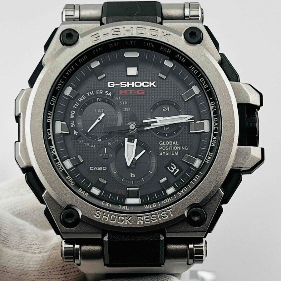CASIO G-SHOCK MTG-G1000RS-1AJF GPS Hybrid Radio Solar Chronograph 45.5ｍｍ