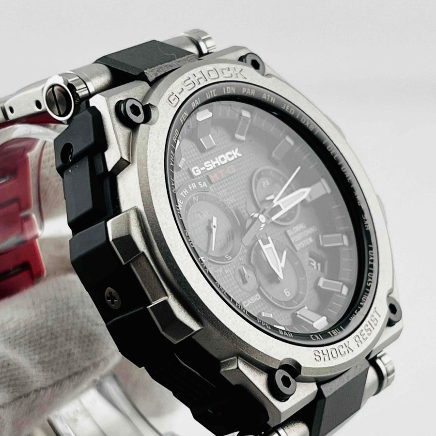 CASIO G-SHOCK MTG-G1000RS-1AJF GPS Hybrid Radio Solar Chronograph 45.5ｍｍ