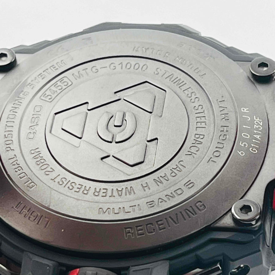 CASIO G-SHOCK MTG-G1000RS-1AJF GPS Hybrid Radio Solar Chronograph 45.5ｍｍ