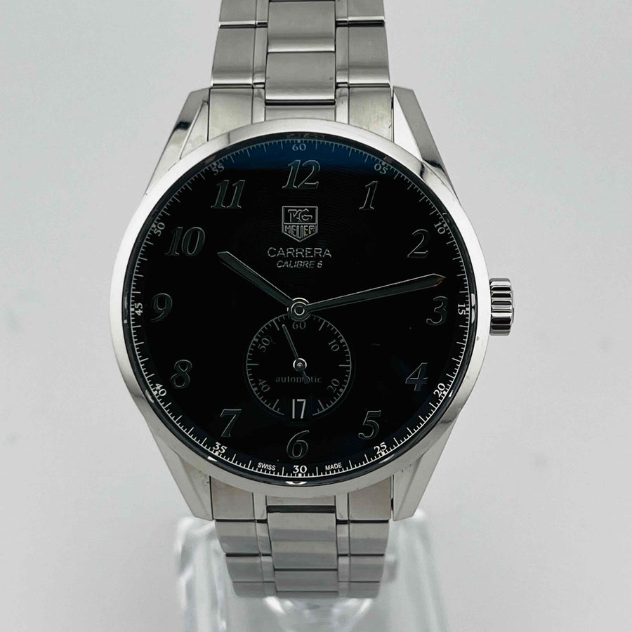 TAG Heuer WAS2110 Carrera Caliber 6 Small Second Automatic Men's Watch 38.2mm